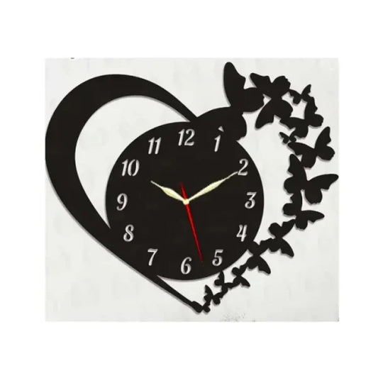 3d Wall Clock With Light