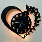 3d Wall Clock With Light