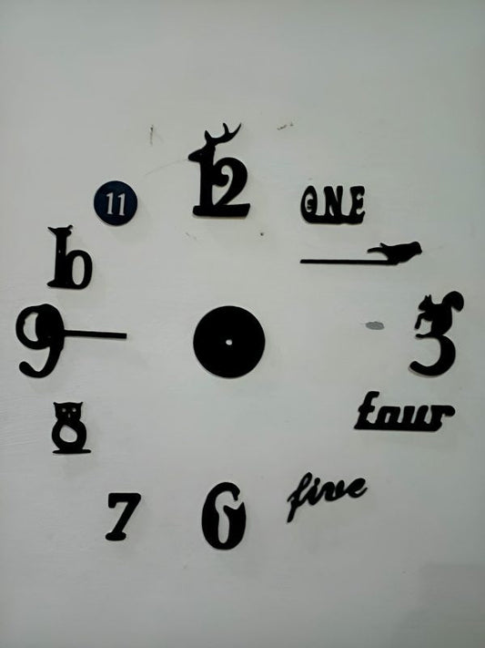 Decorative 3D Clock / DIY Clock