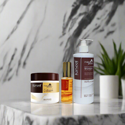 Karseell Collagen Hair Mask + Argan Oil + Hair Shampoo Set