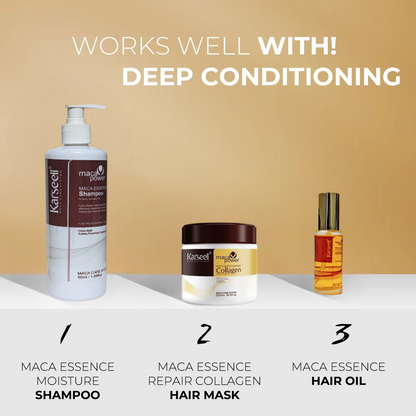 Karseell Collagen Hair Mask + Argan Oil + Hair Shampoo Set