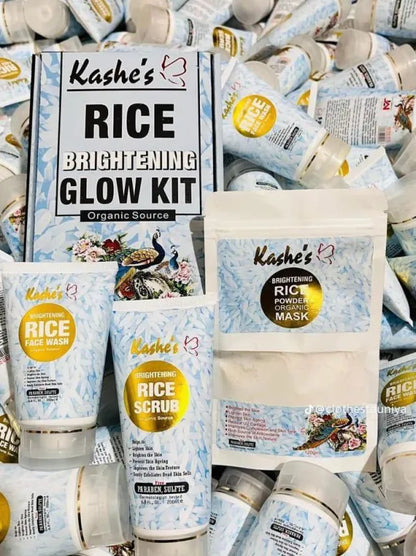 Kashe’s Rice Extract Bright & Glow Kit