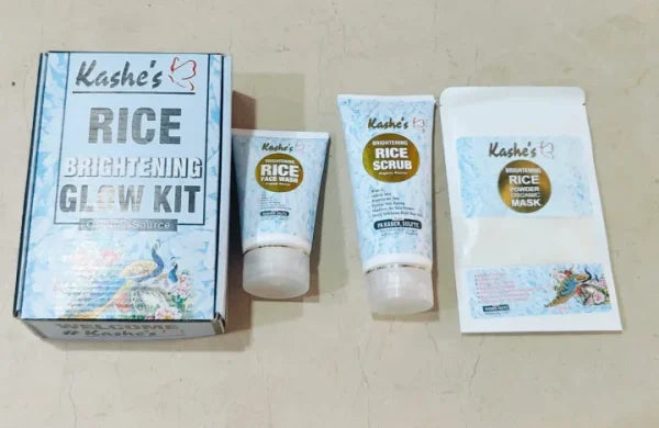 Kashe’s Rice Extract Bright & Glow Kit