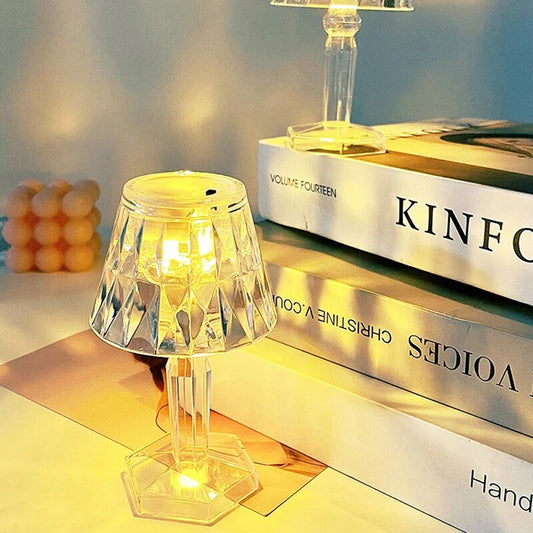 Led Night Light Diamond Crystal  Lamp