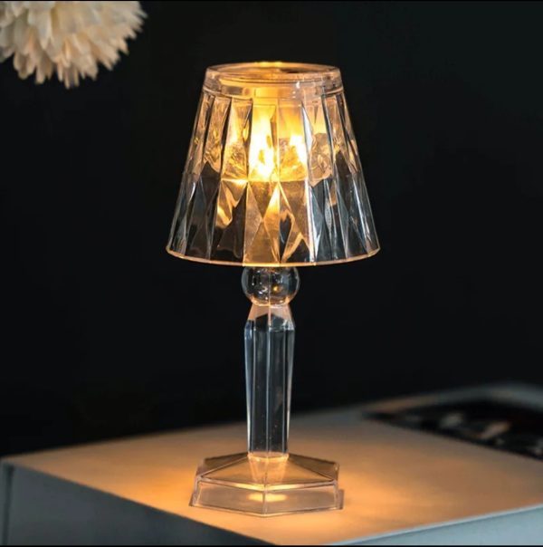 Led Night Light Diamond Crystal  Lamp