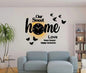 Our Sweet Home 3d Wooden Wall Clock Light